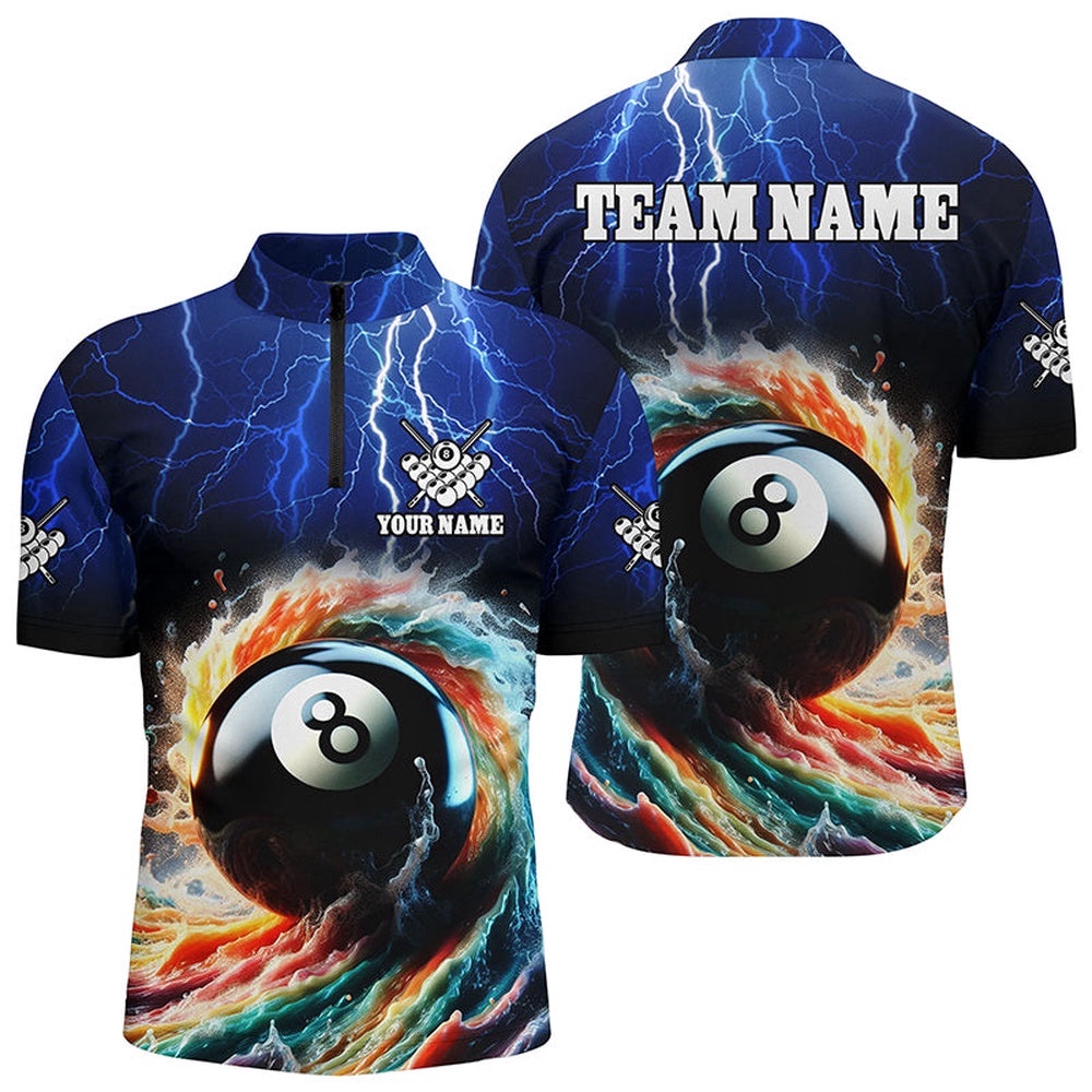 Colorful 8 Ball Pool Jerseys Custom Jersey Shirts, Team League Billiard Shirts, Personalized Billiard Team Jersey Shirt Colorful 8 Ball Pool Jerseys Custom Jersey Shirts, Team League Billiard Shirts, Personalized Billiard Team Jersey Shirt