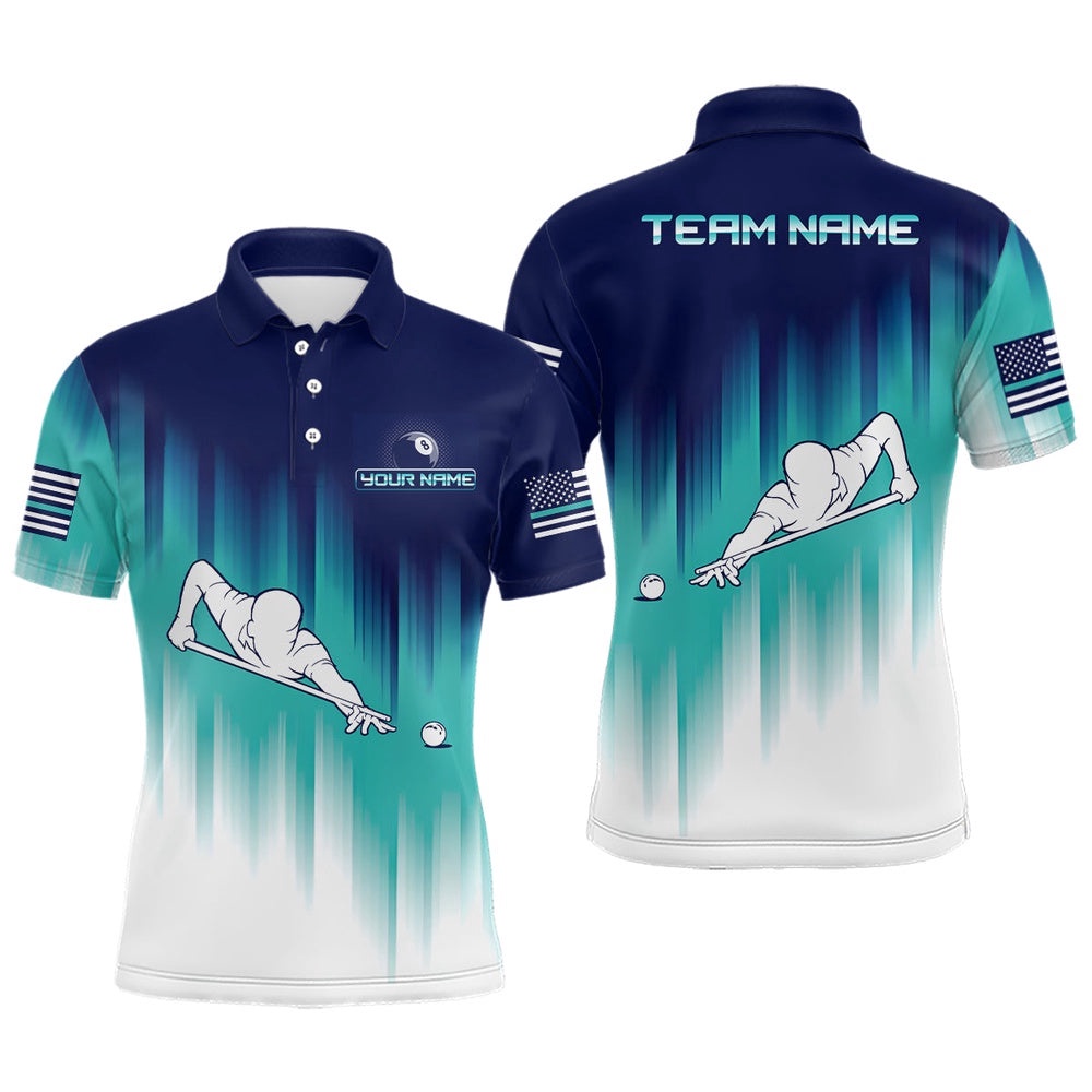 Custom 3D Billiards Polo Shirts For Pool Player, Personalized Billiard Polo Shirt Custom 3D Billiards Polo Shirts For Pool Player, Personalized Billiard Polo Shirt