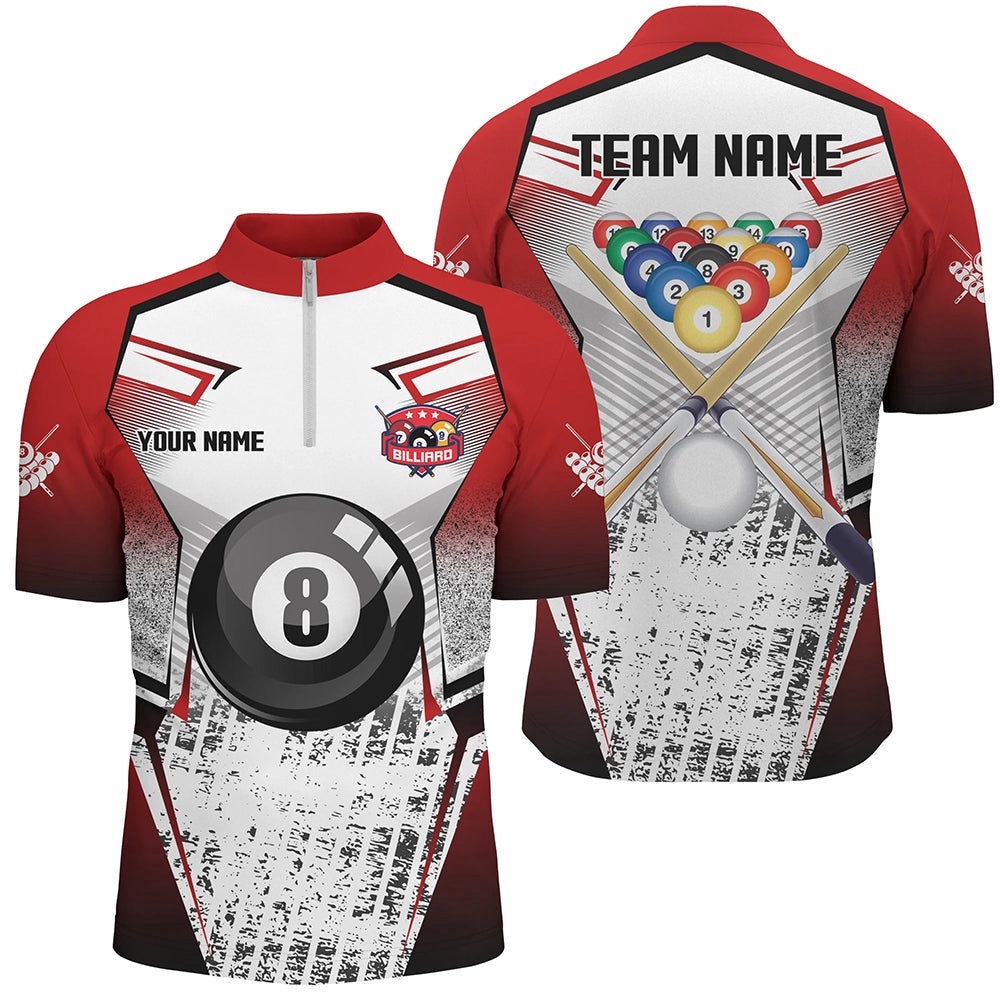 Custom Billiard Balls Cue Red Grunge Style Jersey Shirts, Billiard Jerseys Sport, Personalized Billiard Team Jersey Shirt Custom Billiard Balls Cue Red Grunge Style Jersey Shirts, Billiard Jerseys Sport, Personalized Billiard Team Jersey Shirt