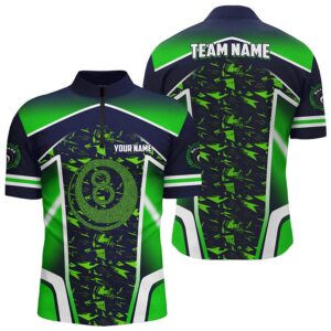 Customized 8 Ball Billiard Abstract Green 3D…