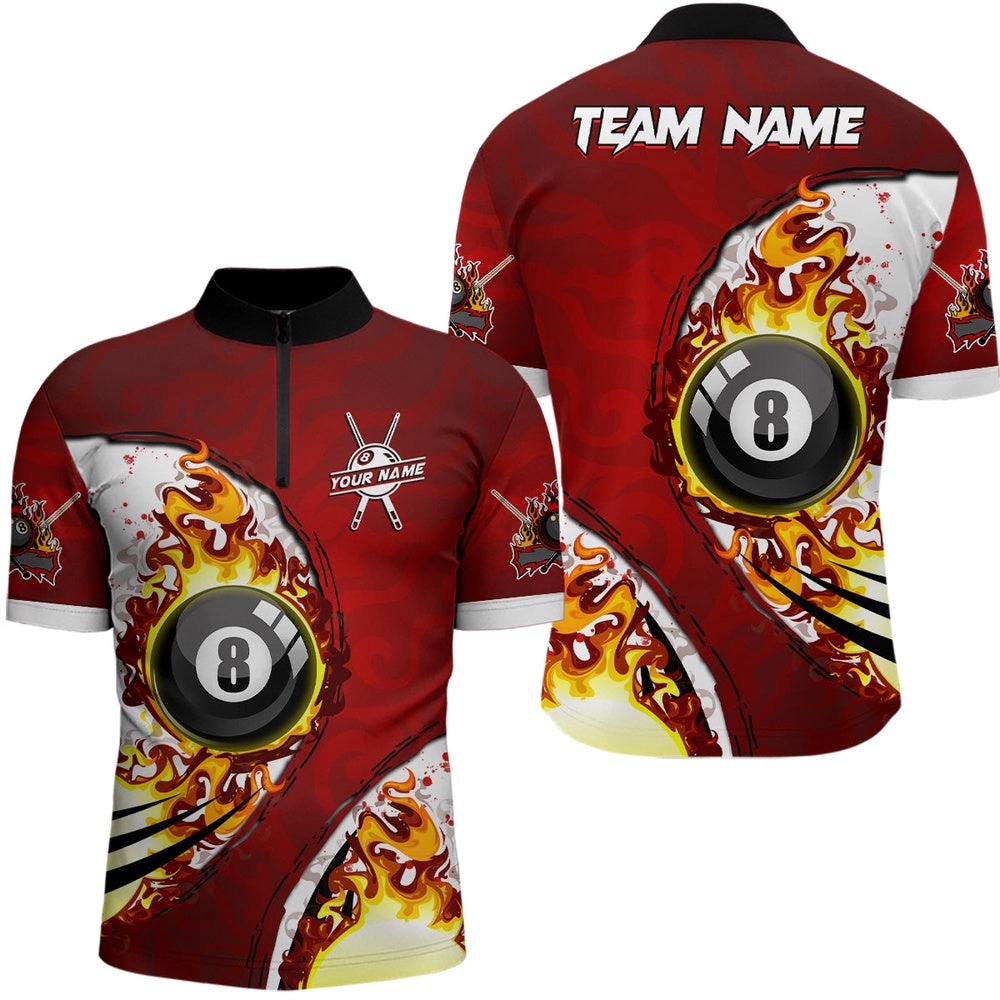 Customized 8 Ball Fire Pool Billiards Jersey Shirt Best Billiard Team Name Unisex, Personalized Billiard Team Jersey Shirt Customized 8 Ball Fire Pool Billiards Jersey Shirt Best Billiard Team Name Unisex, Personalized Billiard Team Jersey Shirt