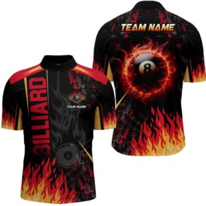 Customized Billiard Ball 8 Flame 3D Printed…