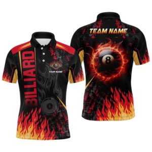 Customized Billiard Ball 8 Flame 3D Printed…