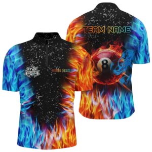 Customized Billiard Fire Water 3D Printed Jersey…