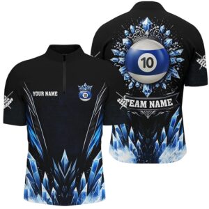 Customized Blue Icy Funny 10 Ball Pool…