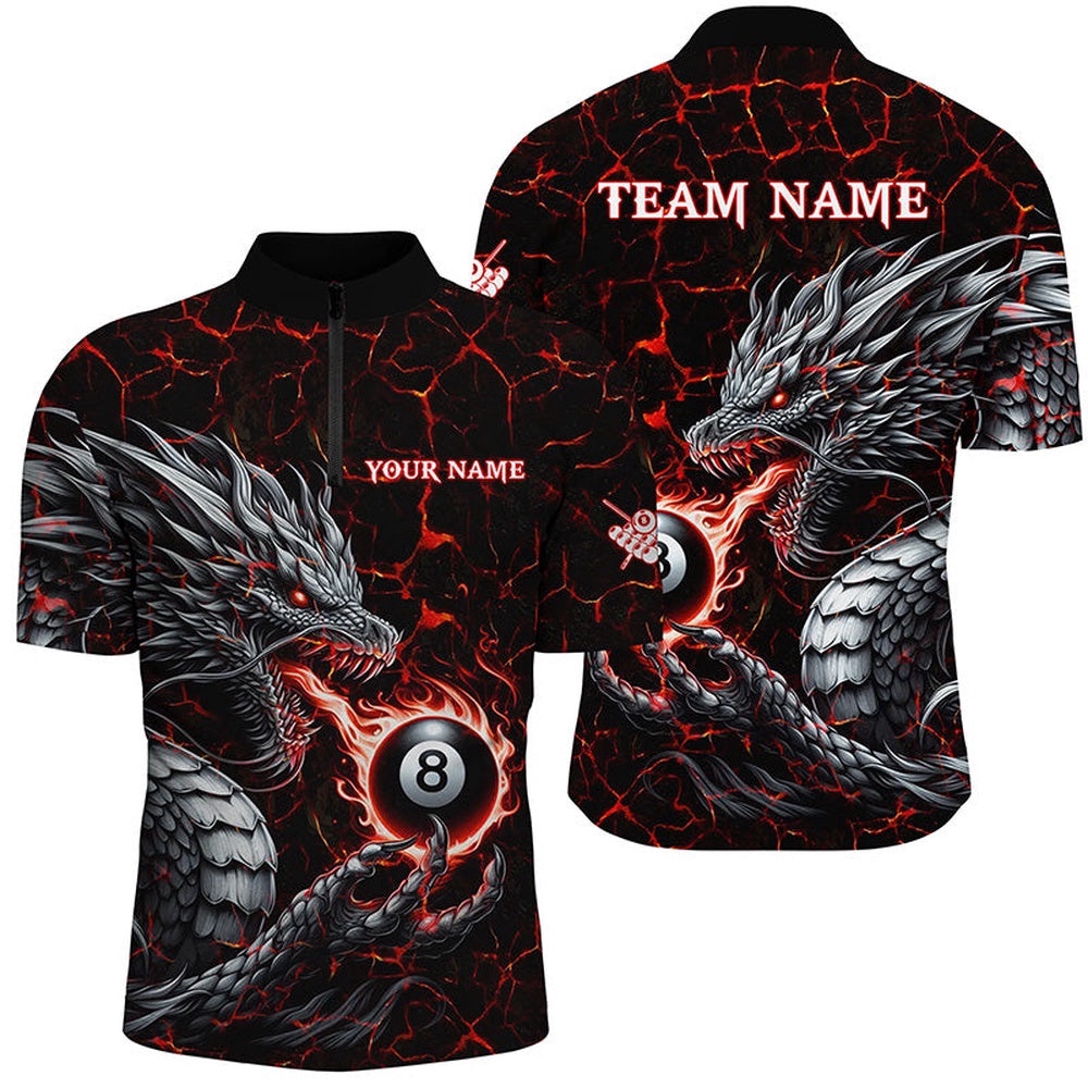 Dragon 8 Ball Pool Lightning Custom Red Billiard Shirts, Cool Team Billiard Jersey, Personalized Billiard Team Jersey Shirt Dragon 8 Ball Pool Lightning Custom Red Billiard Shirts, Cool Team Billiard Jersey, Personalized Billiard Team Jersey Shirt