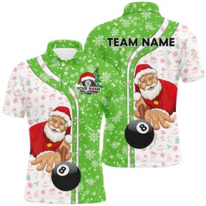 Funny Christmas Santa Play Pool Green Billiard…