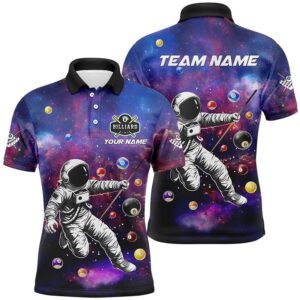 Galaxy Astronaut Billiard Balls 3D Printed Shirt…