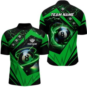 Green 8 Ball Pool Billiard Jersey Jersey…