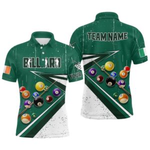 Green White 3D Billiard Balls Luckiest Polo…
