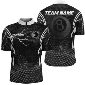 Grey 8 Ball Point Billiard Jersey Shirts…