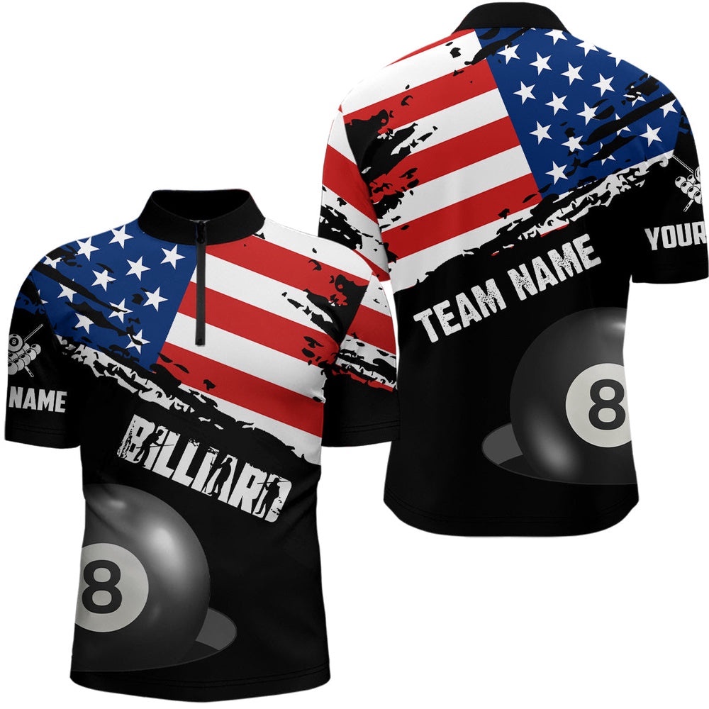 Grunge US Flag Billiard Shirts Custom Patriotic 4Th Of July Billiard Jerseys, Personalized Billiard Team Jersey Shirt Grunge US Flag Billiard Shirts Custom Patriotic 4Th Of July Billiard Jerseys, Personalized Billiard Team Jersey Shirt