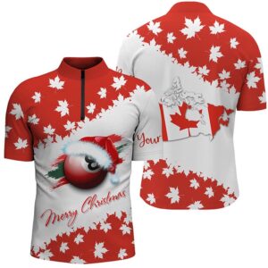 Merry Christmas 8 Ball Pool Canadian Flag…