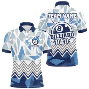 Multi-Color Billiard Dad Shirts Polo Custom Billiard…