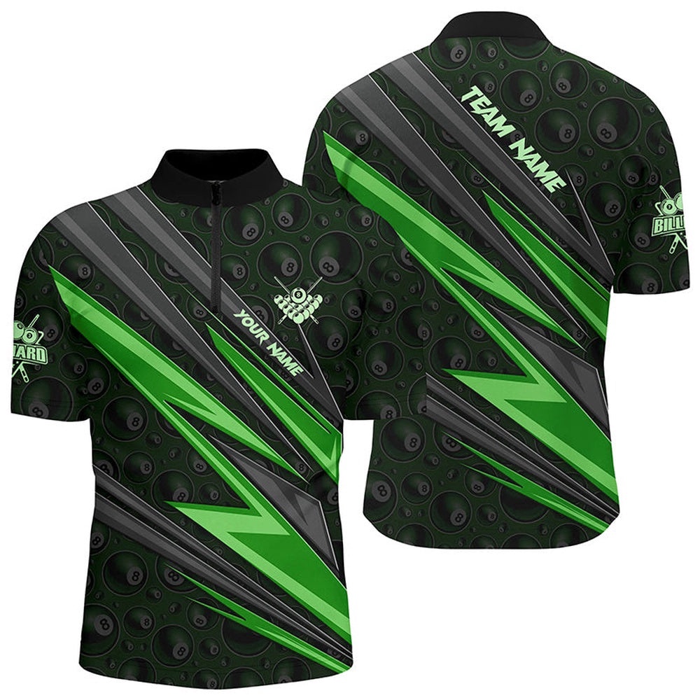Name Green Billiard Jerseys Custom 8 Ball Billiard Shirts Pool Team Jerseys, Personalized Billiard Team Jersey Shirt Name Green Billiard Jerseys Custom 8 Ball Billiard Shirts Pool Team Jerseys, Personalized Billiard Team Jersey Shirt