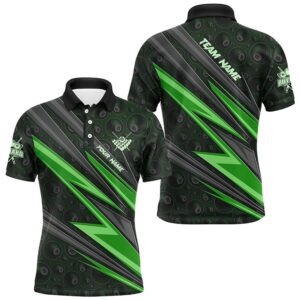 Name Green Billiard Polo Custom 8 Ball…