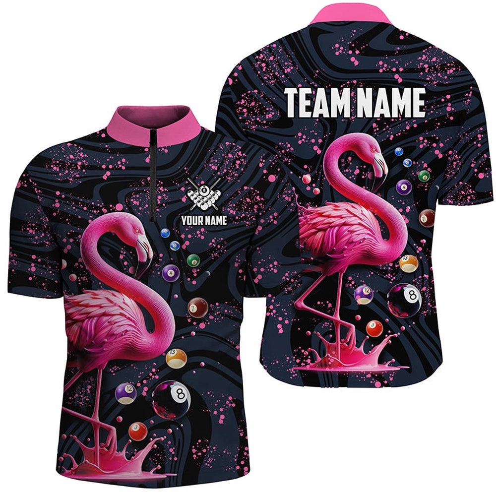 Pink Grunge Flamingo Billiard Balls 3D Pool Shirts Custom Unique Billiard Jerseys Apparel, Personalized Billiard Team Jersey Shirt Pink Grunge Flamingo Billiard Balls 3D Pool Shirts Custom Unique Billiard Jerseys Apparel, Personalized Billiard Team Jersey Shirt