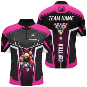 Pink Jerseys Billiard Balls Shirts Custom 3D…