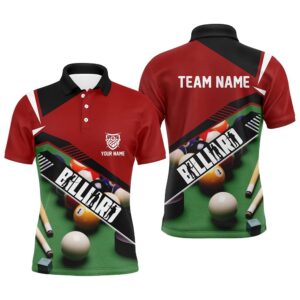 Pool Balls Billiard Red Green 3D Polo…