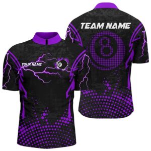 Purple 8 Ball Point 3D Billiard Jersey…