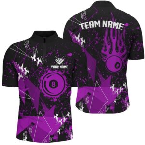 Purple Grunge Best Custom Billiard Jerseys For…