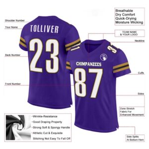 Purple White Old Gold Mesh Authentic Football Jersey Personalized Football Jersey Football Team Jersey Football Outfits 2 ssyhr0.jpg