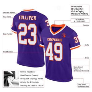 Purple White Orange Mesh Authentic Throwback Football Jersey Personalized Football Jersey Football Team Jersey Football Outfits 2 f7zyk2.jpg