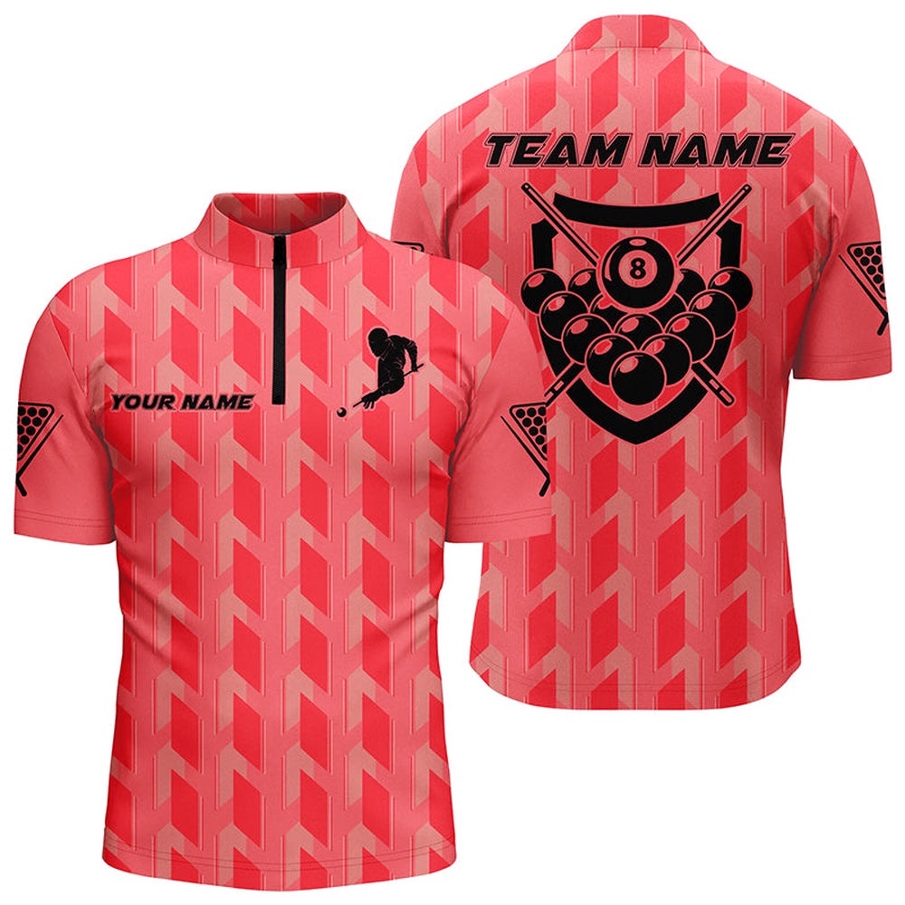 Red 8 Ball Billiards 3D Jersey Shirts, Custom Name Player Billiards Jerseys, Personalized Billiard Team Jersey Shirt Red 8 Ball Billiards 3D Jersey Shirts, Custom Name Player Billiards Jerseys, Personalized Billiard Team Jersey Shirt