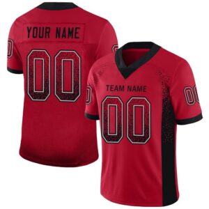 Red Black Gray Mesh Drift Fashion Football…