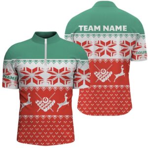 Red Christmas Shirts Custom Full Printing Funny…