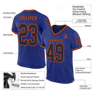Royal Black Orange Mesh Authentic Throwback Football Jersey Personalized Football Jersey Football Team Jersey Football Outfits 2 nwmmfz.jpg