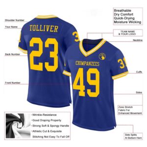 Royal Gold White Mesh Authentic Throwback Football Jersey Personalized Football Jersey Football Team Jersey Football Outfits 2 rsdszv.jpg