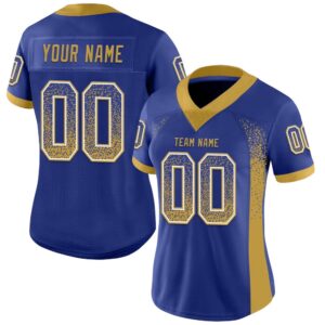 Royal Old Gold White Mesh Drift Fashion Football Jersey Personalized Football Jersey Football Team Jersey Football Outfits 2 i0airu.jpg