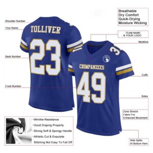 Royal White Old Gold Mesh Authentic Football Jersey Personalized Football Jersey Football Team Jersey Football Outfits 2 lgiqwf.jpg