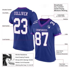 Royal White Purple Mesh Authentic Football Jersey Personalized Football Jersey Football Team Jersey Football Outfits 2 qt69jz.jpg