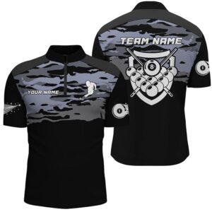 Silver Lighting 8 Ball Black Custom Billiards…