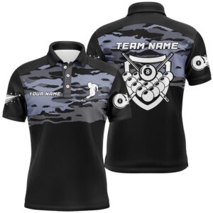 Silver Lighting 8 Ball Black Custom Billiards…