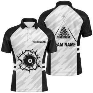 Sport Billiard 8 Ball 3D Polo Shirts,…