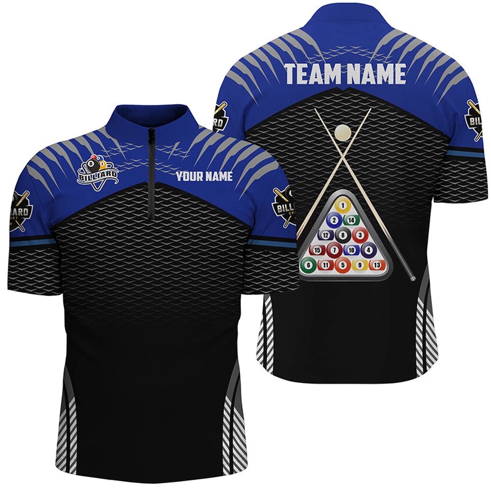 Sport Blue Black 8 Ball Billiard 3D Jersey Shirts, Custom Billiard Balls Jerseys, Personalized Billiard Team Jersey Shirt Sport Blue Black 8 Ball Billiard 3D Jersey Shirts, Custom Billiard Balls Jerseys, Personalized Billiard Team Jersey Shirt