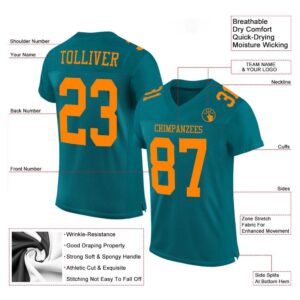 Teal Bay Orange Mesh Authentic Football Jersey Personalized Football Jersey Football Team Jersey Football Outfits 2 byb7ow.jpg