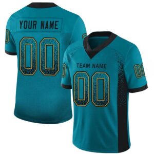 Teal Black Old Gold Mesh Drift Fashion…