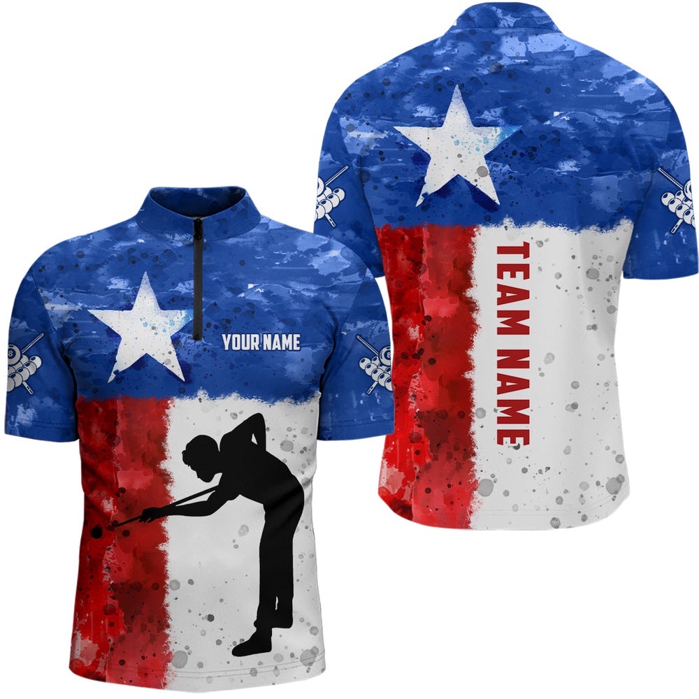 Texas Flag Billiard Shirts Player Custom Patriotic Texas Billiard Jerseys, Personalized Billiard Team Jersey Shirt Texas Flag Billiard Shirts Player Custom Patriotic Texas Billiard Jerseys, Personalized Billiard Team Jersey Shirt
