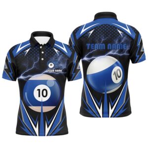 Thunder Blue 10 Ball Billiard 3D Polo…