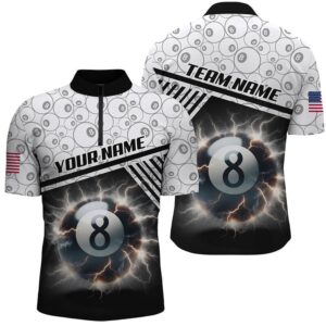 Thunder Lighting 8 Ball Billiard 3D Jersey…