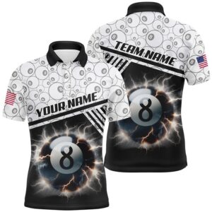 Thunder Lighting 8 Ball Billiard 3D Polo…