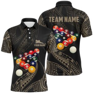 Tribal Pattern Custom Player Billiards Pool Polo,…
