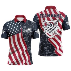 US Flag 8 Ball Pattern Billiard 3D…