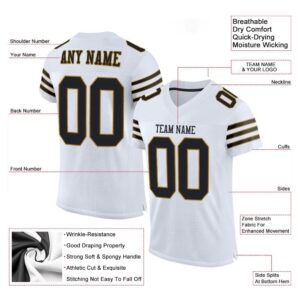 White Black Old Gold Mesh Authentic Football Jersey Personalized Football Jersey Football Team Jersey Football Outfits 2 f2ixqh.jpg