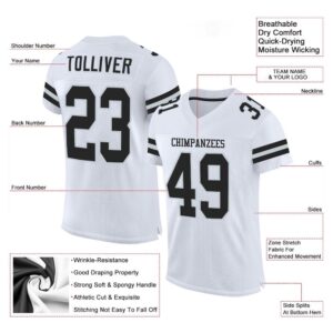 White Black Silver Mesh Authentic Football Jersey Personalized Football Jersey Football Team Jersey Football Outfits 2 rggild.jpg