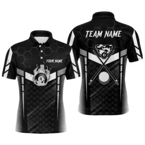 White Fire 8 Ball Billiard 3D Polo…